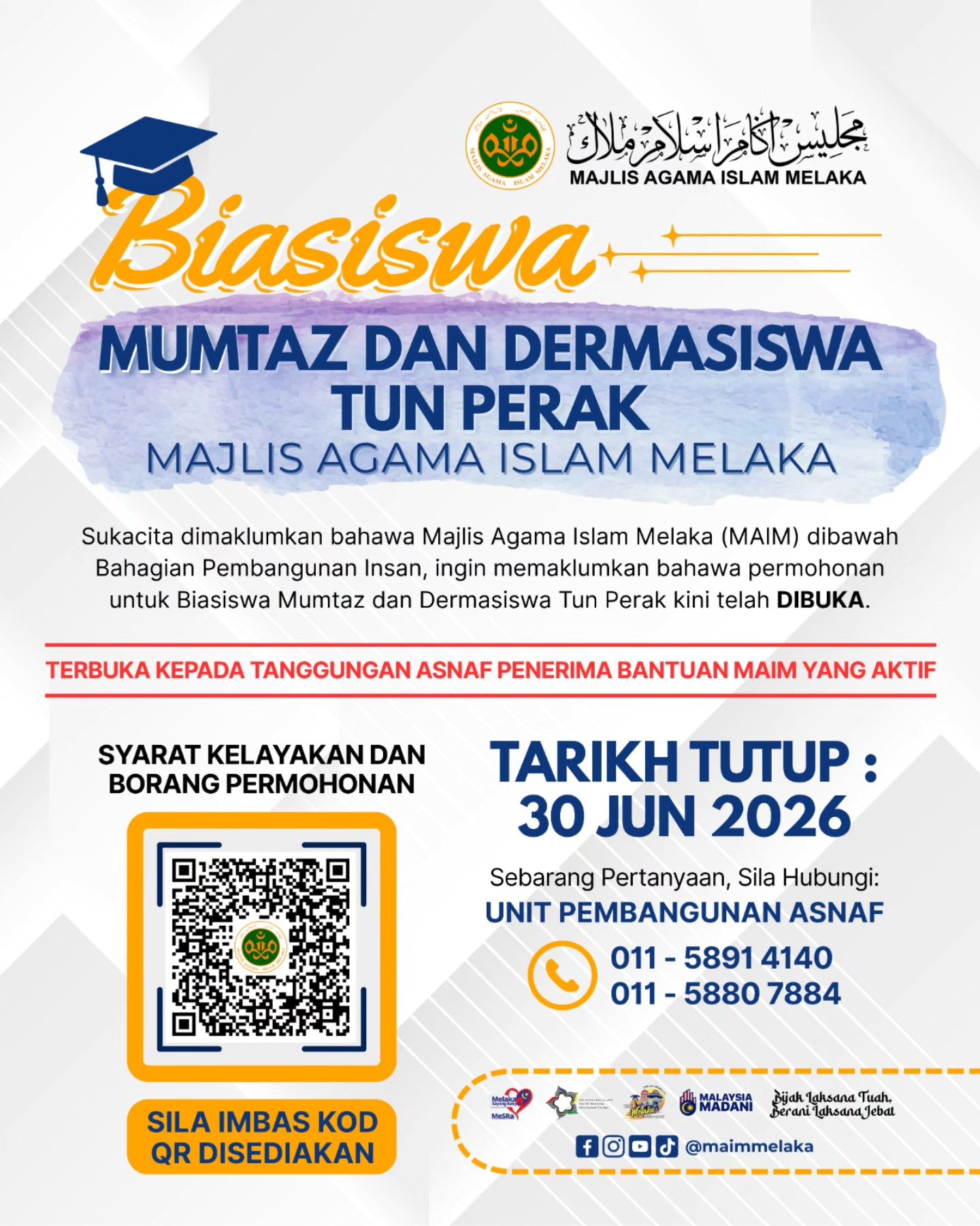 Adds BIASISWA MUMTAZ 2026